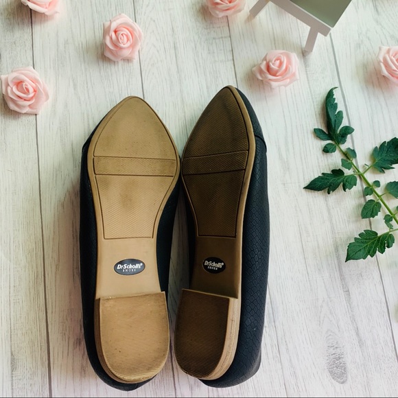 Dr. Scholls Be Free Matte Black Textured Flats - Picture 5 of 8